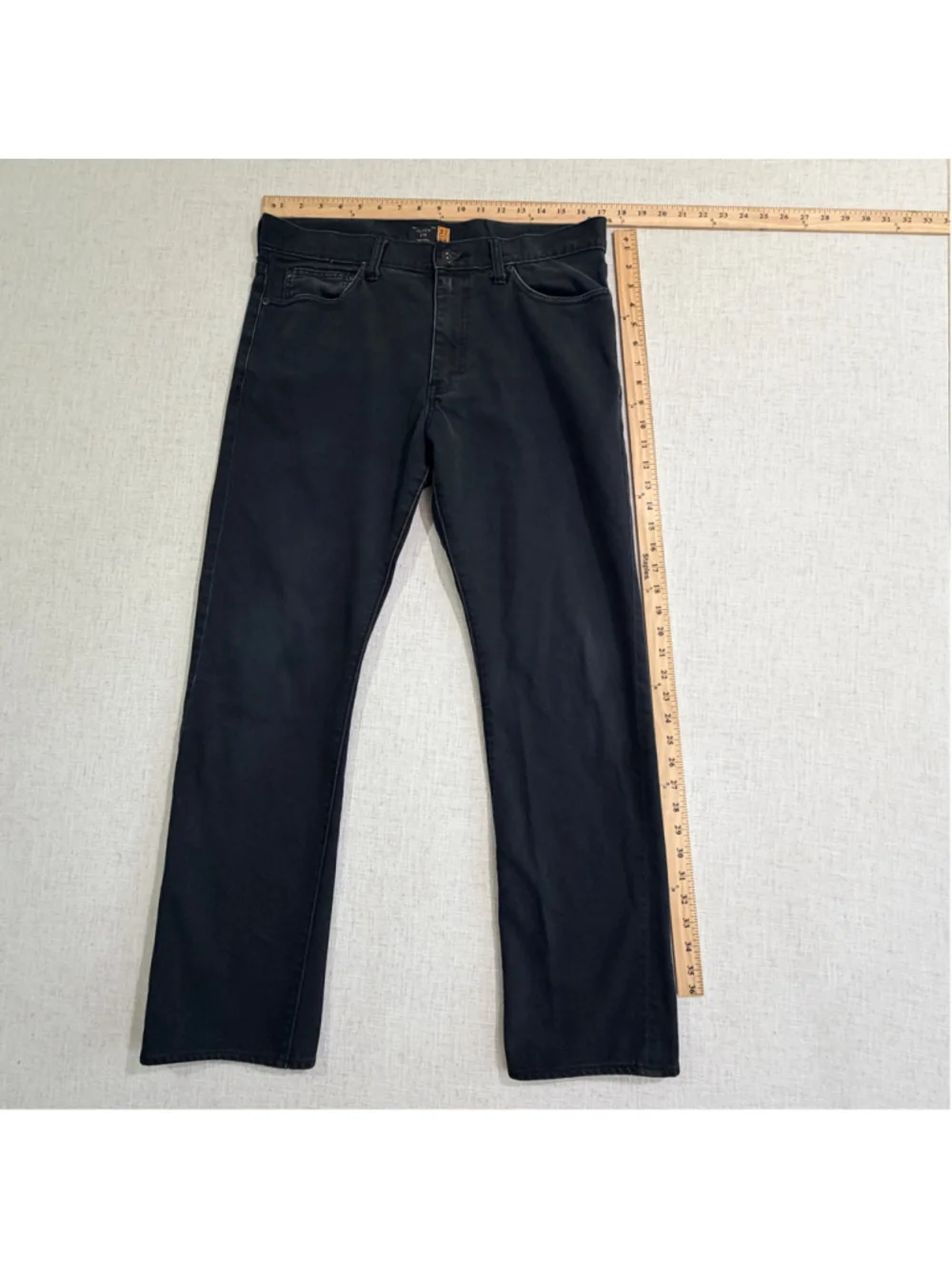 J.Crew Men’s 770 Straight Fit Jeans 32x30 Black Charcoal 100% Cotton